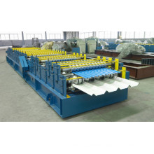 PLC control two layers roofing sheet forming machine